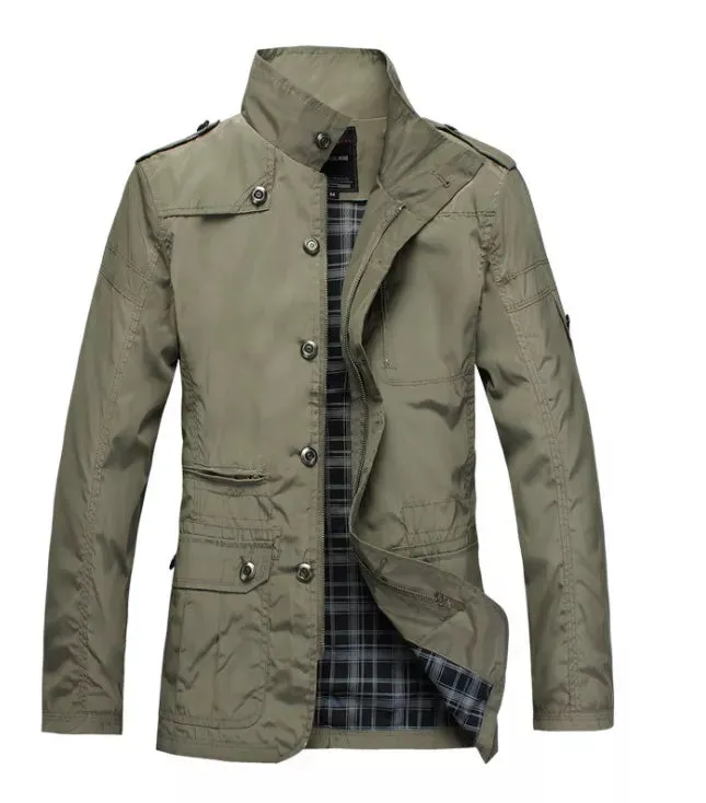 2023 Winter Men Jackets and Coats Leisure Windproof Thick Warm Jacket Men's Long Trench Coat Parka Clothing Drop Shipping