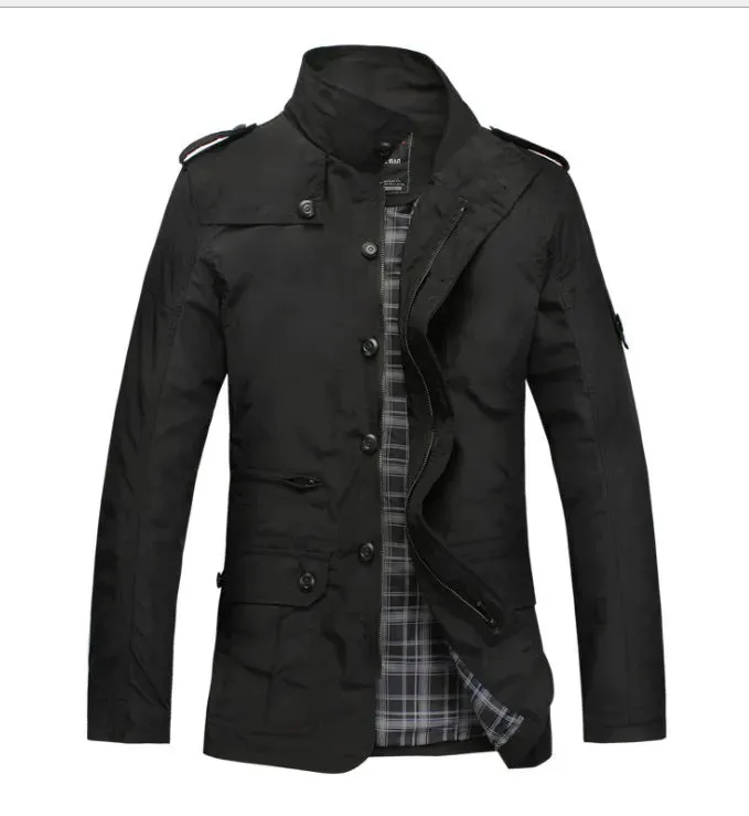 2023 Winter Men Jackets and Coats Leisure Windproof Thick Warm Jacket Men's Long Trench Coat Parka Clothing Drop Shipping