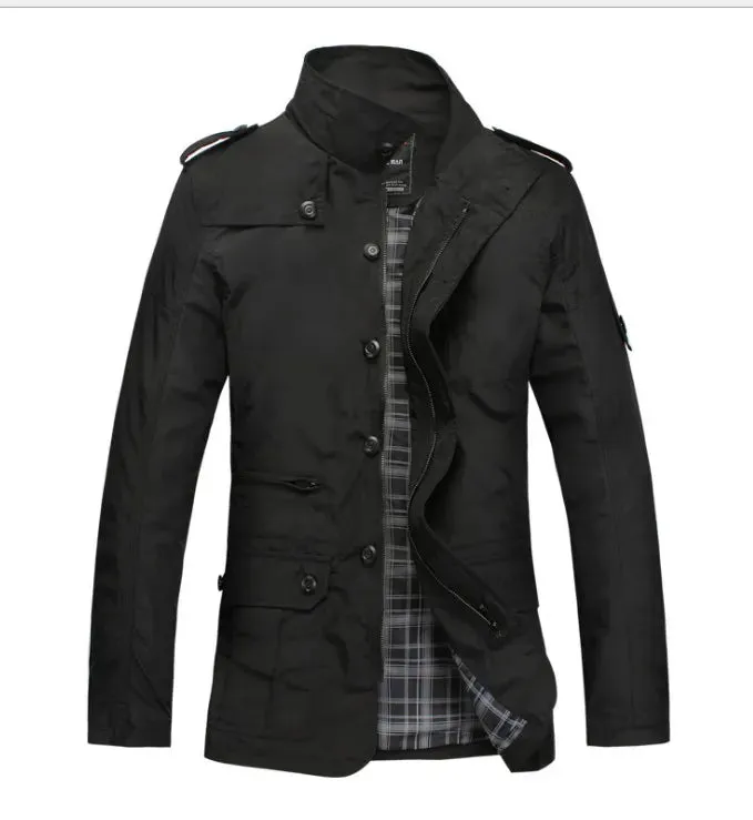 2023 Winter Men Jackets and Coats Leisure Windproof Thick Warm Jacket Men's Long Trench Coat Parka Clothing Drop Shipping