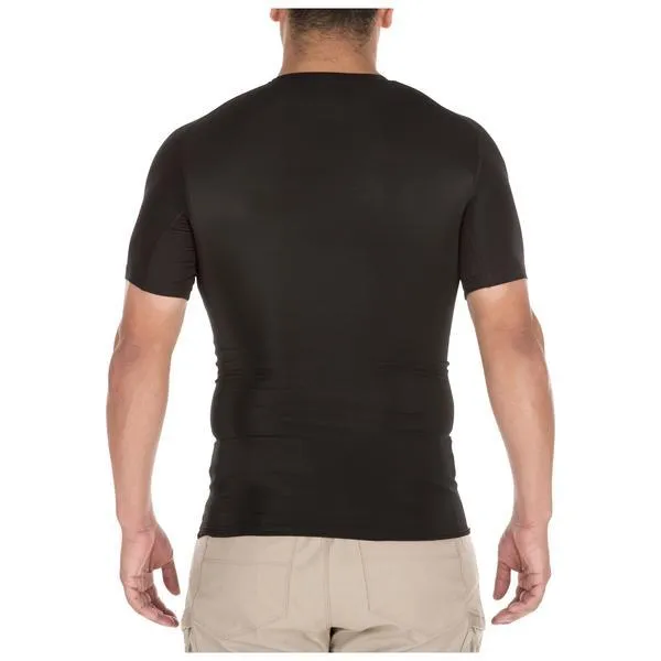 5.11 Tactical Antimicrobial Tight Crew Short Sleeve Shirt Black