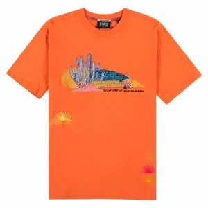 Abel Macias X Scotch & Soda Tee - Coral