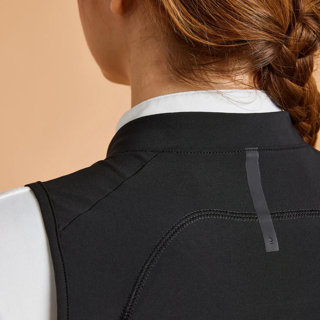 Adult Horse Riding Flexible Back Protector 500 D3O® - Black