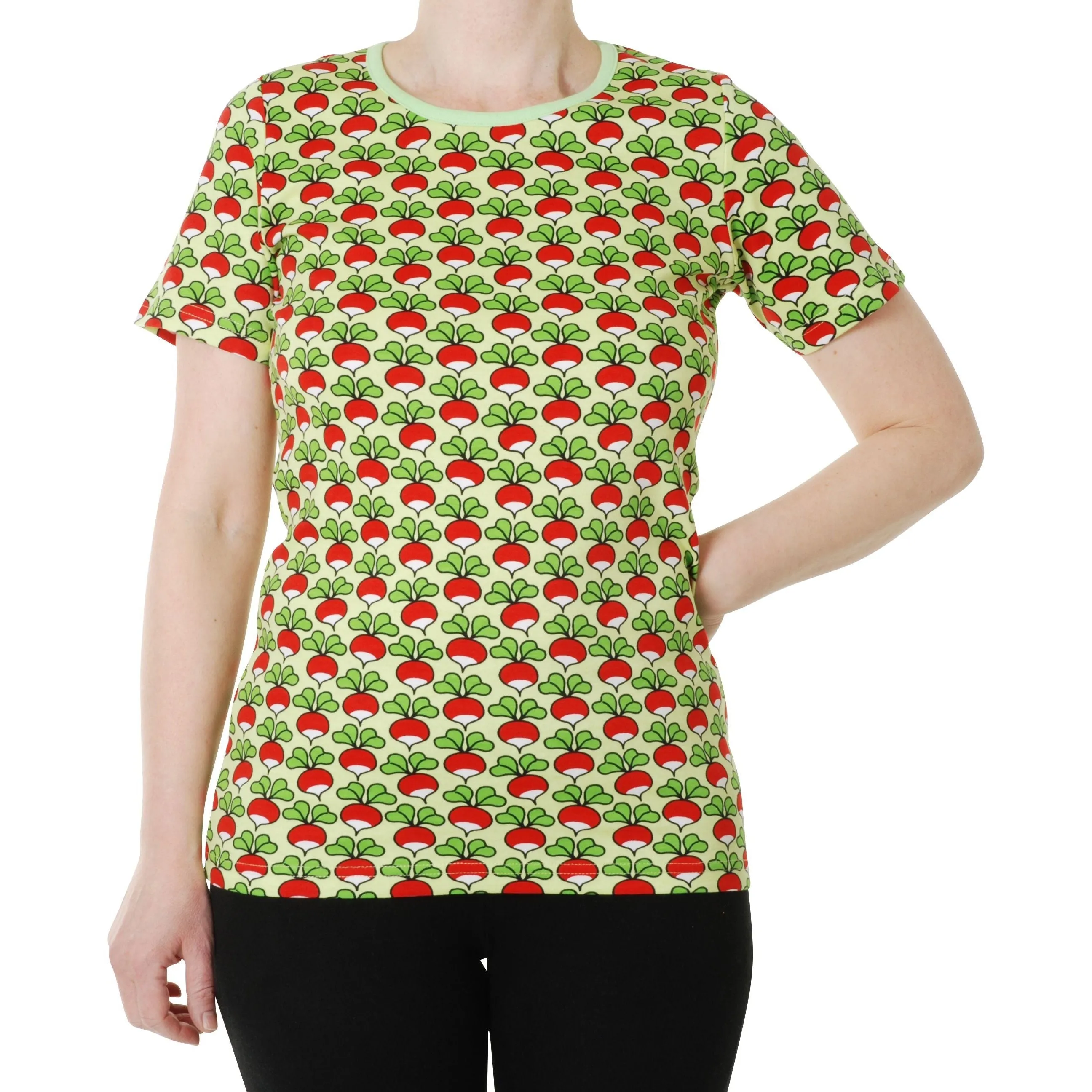 Adult's Radish - Paradise Green Short Sleeve Shirt