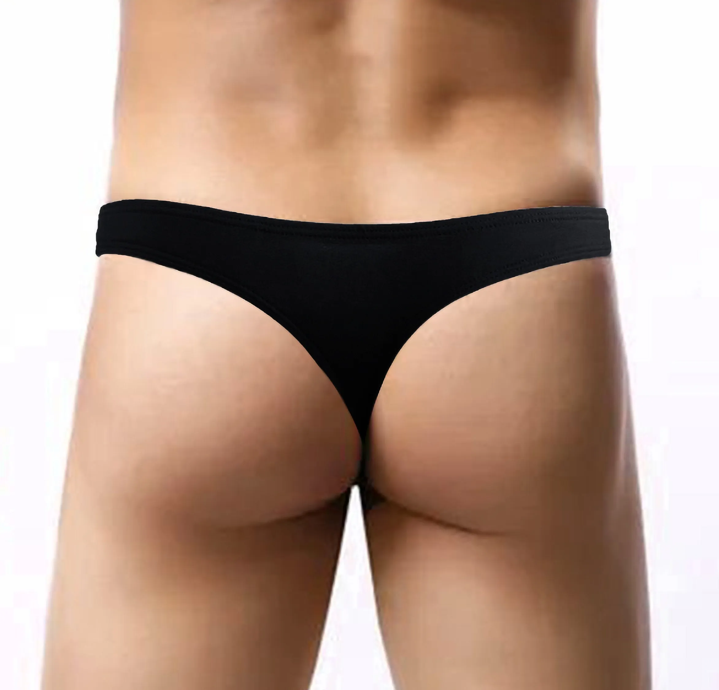 Aless B Men's 4-Pack Bamboo Thong - M7775