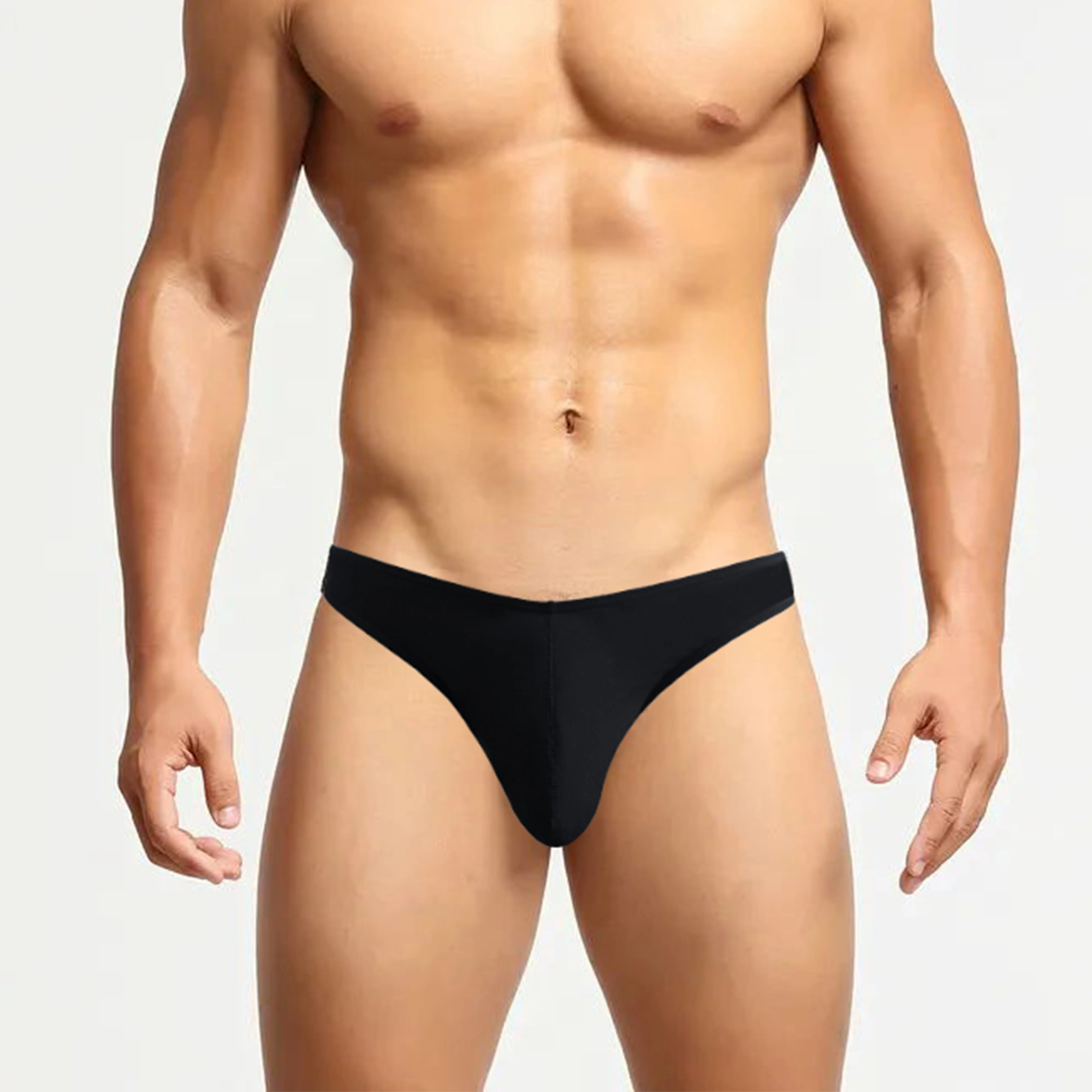 Aless B Men's 4-Pack Bamboo Thong - M7775