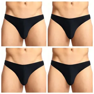 Aless B Men's 4-Pack Bamboo Thong - M7775