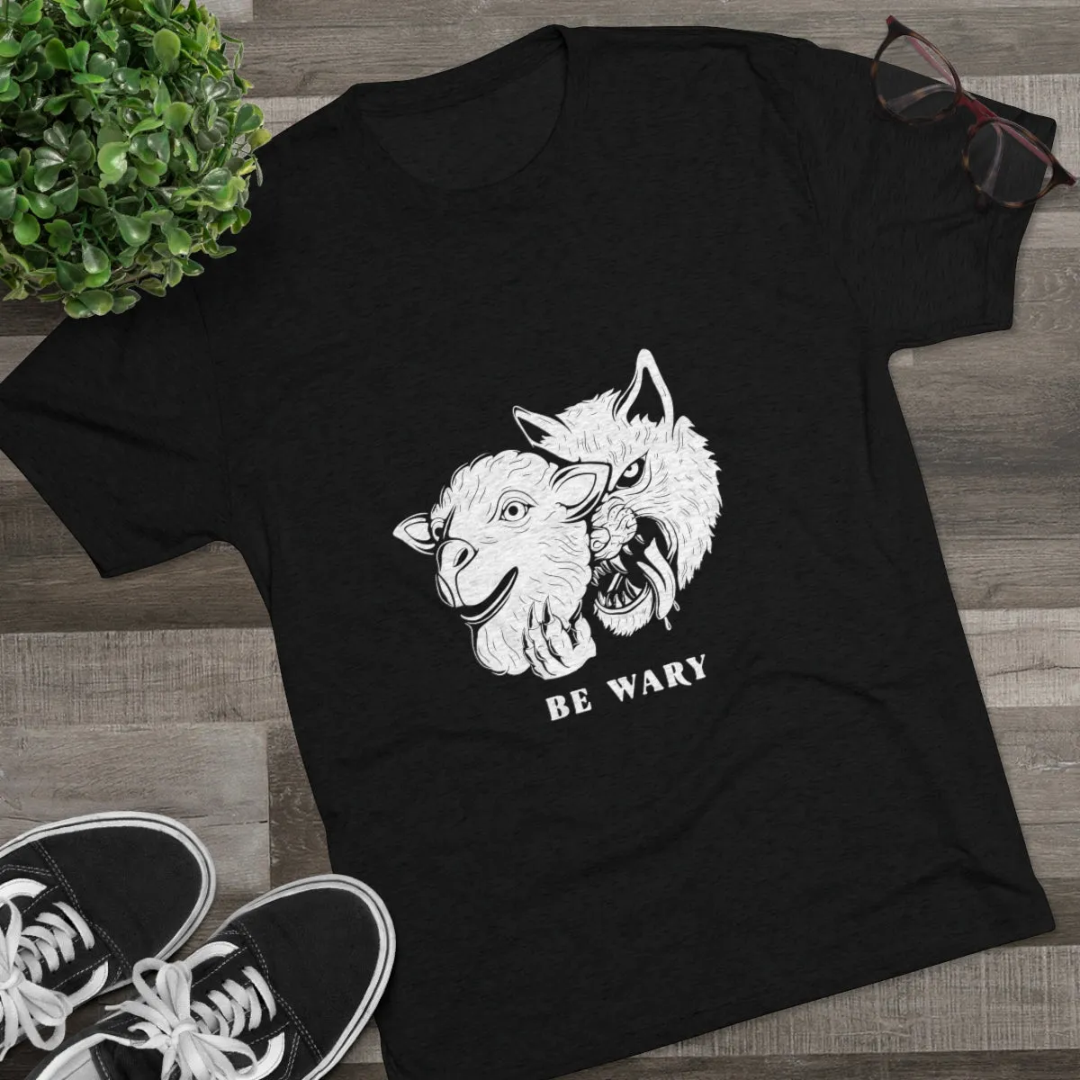 Be Wary Crew Tee