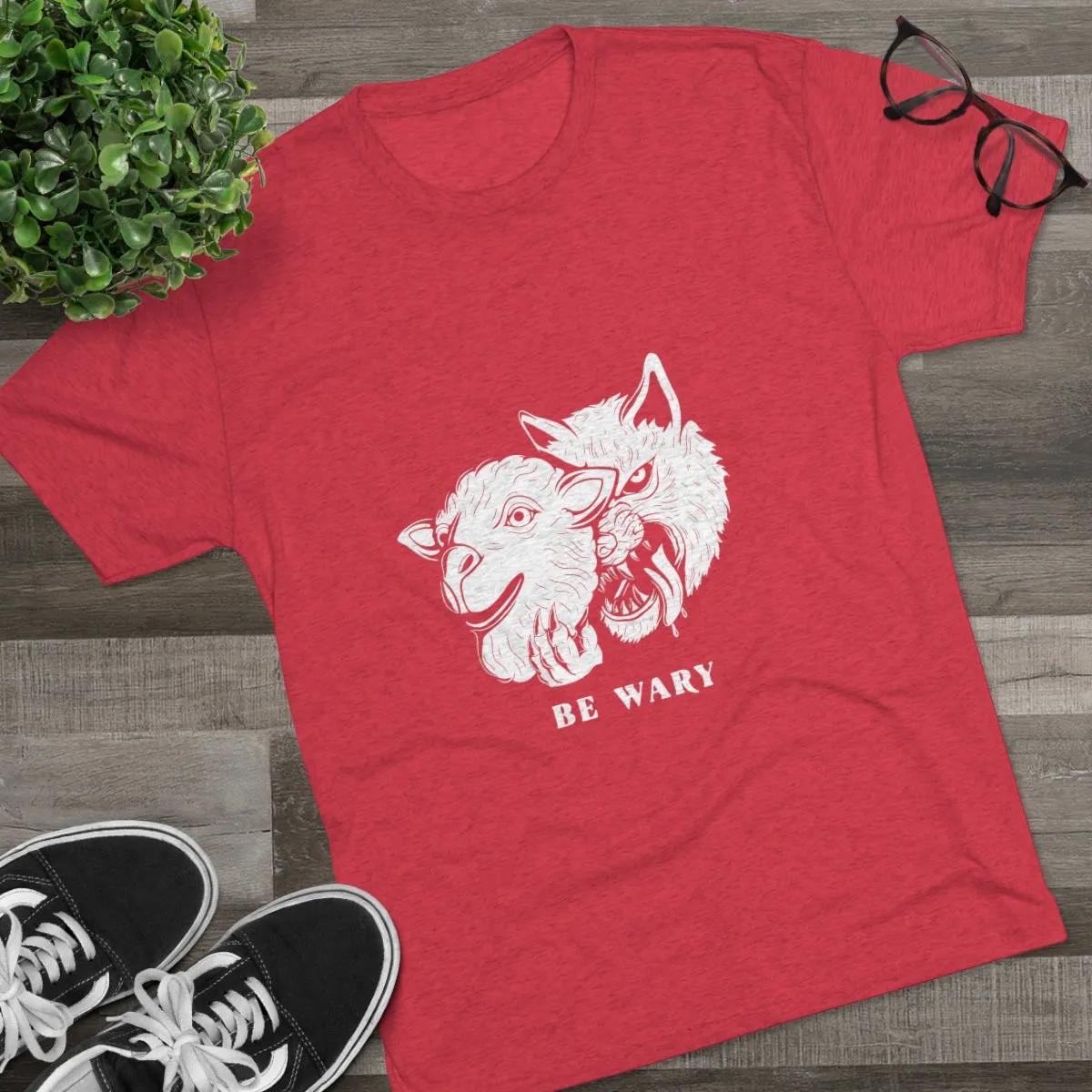 Be Wary Crew Tee