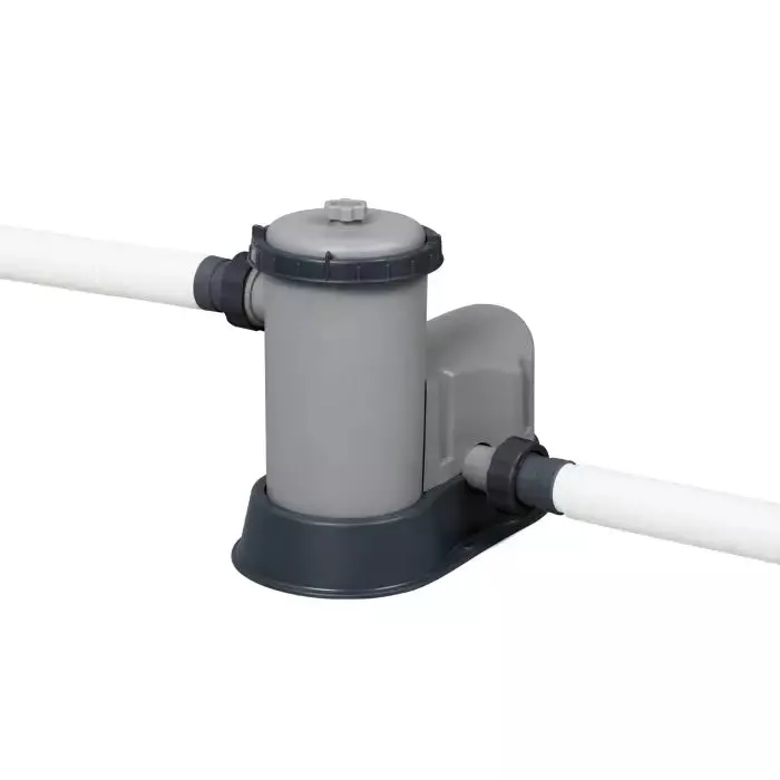 Bestway 18' X 48"/5.49M X 1.22M Pool Set (Contents:Pool, Filter Pump(220-240V), Ladder, Cover, Compatible with Cartridge 58012(III)220-240V)