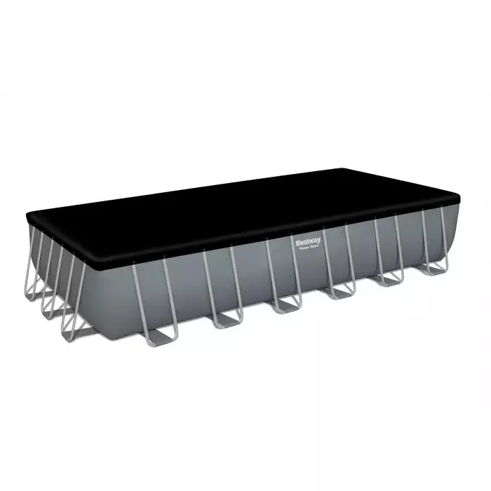 Bestway 24' X 12' X 52"/7.32M X 3.66M X 1.32M Rectangular Pool Set (Contents:Pool, Filter Pump(220-240V), Ladder, Cover, ChemConnect Dispenser, Compatible with Cartridge 58095(IV)220-240V)