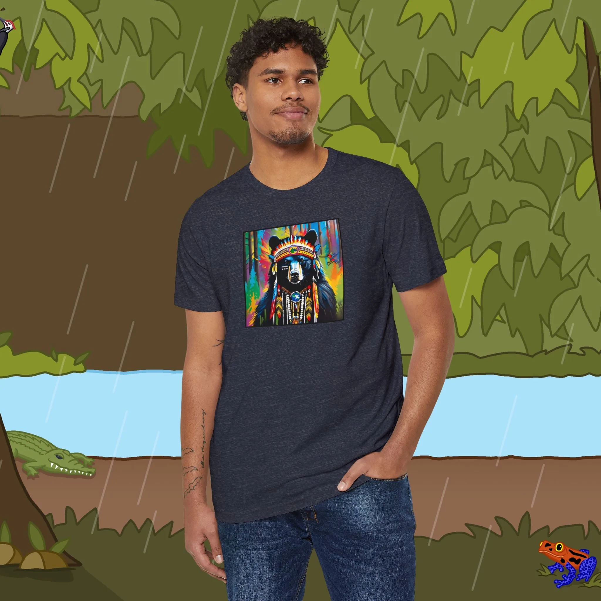 Black Bear Recycled Organic T-Shirt