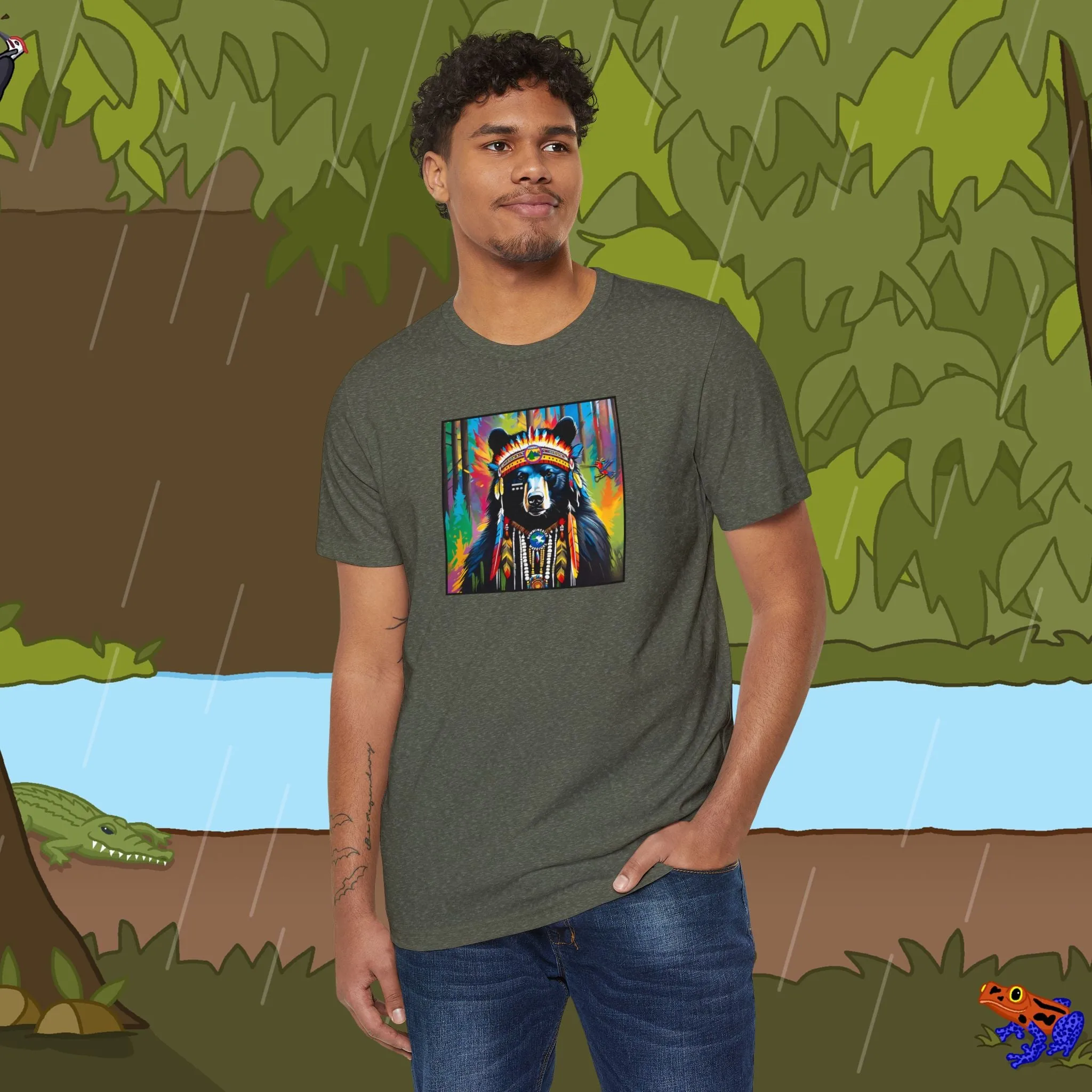 Black Bear Recycled Organic T-Shirt
