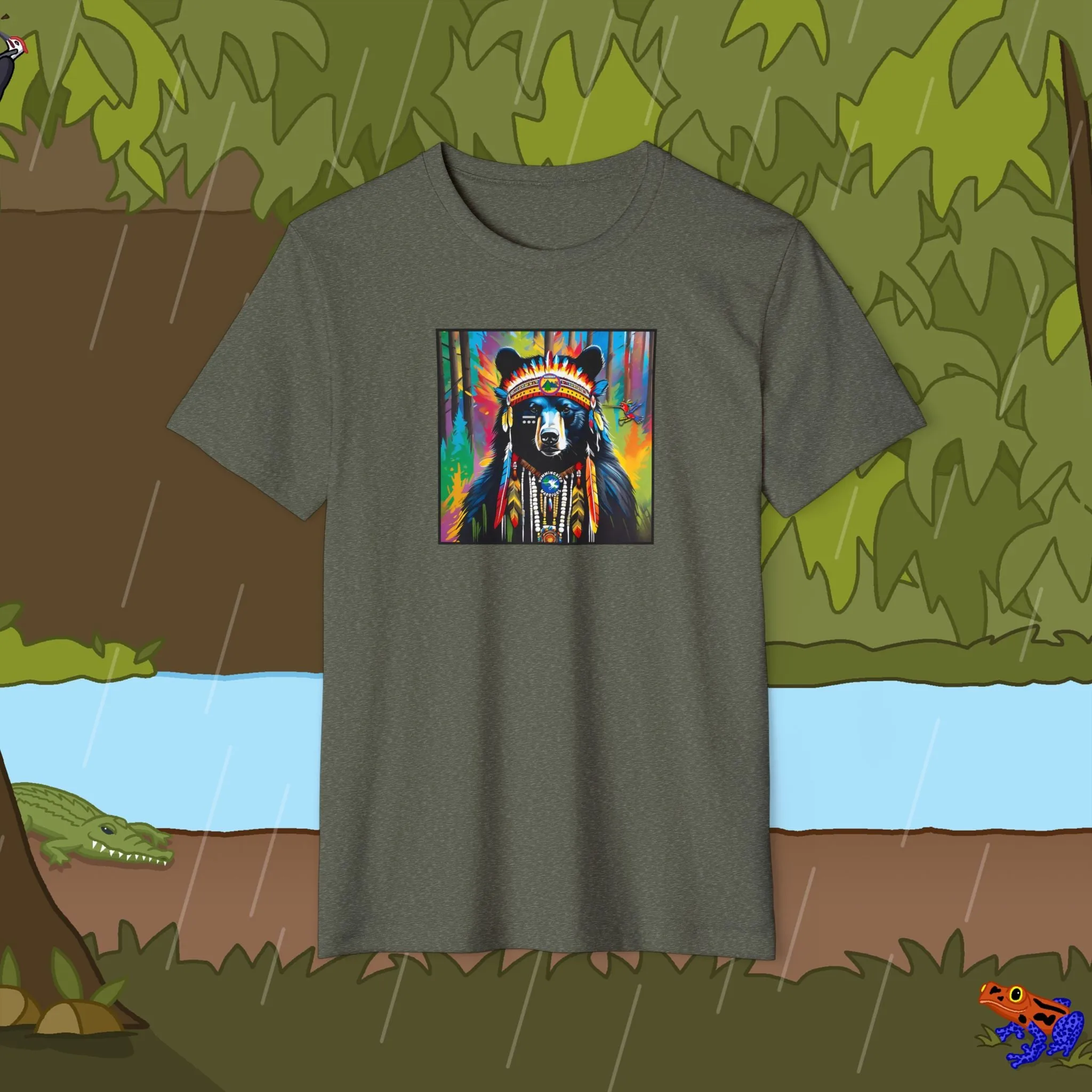 Black Bear Recycled Organic T-Shirt