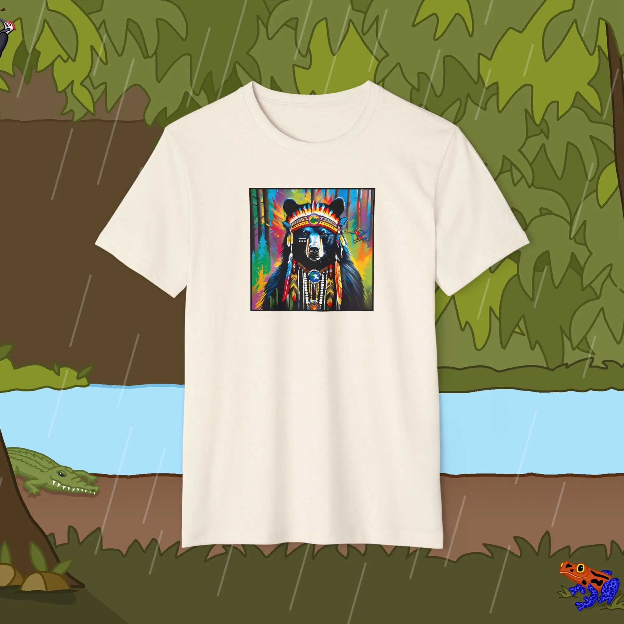 Black Bear Recycled Organic T-Shirt