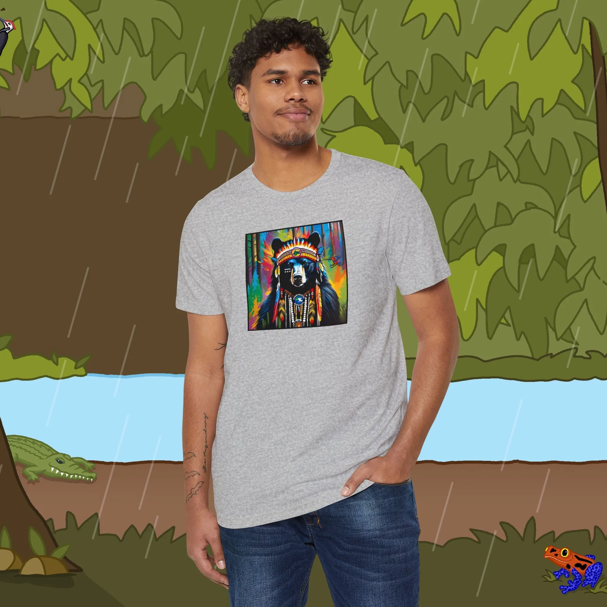 Black Bear Recycled Organic T-Shirt