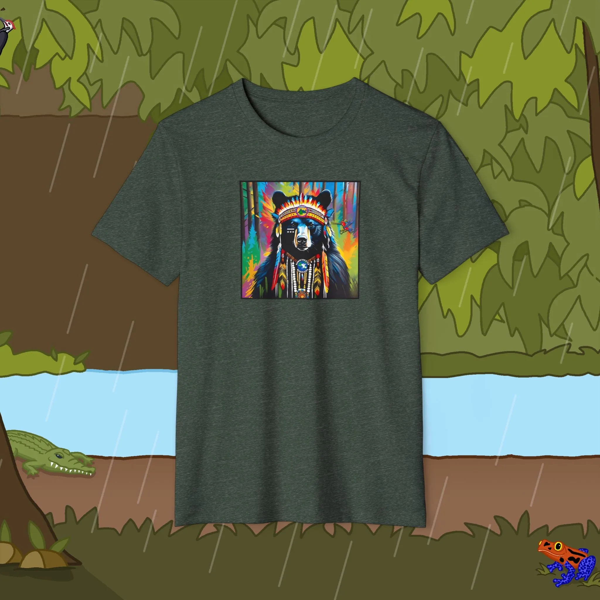 Black Bear Recycled Organic T-Shirt