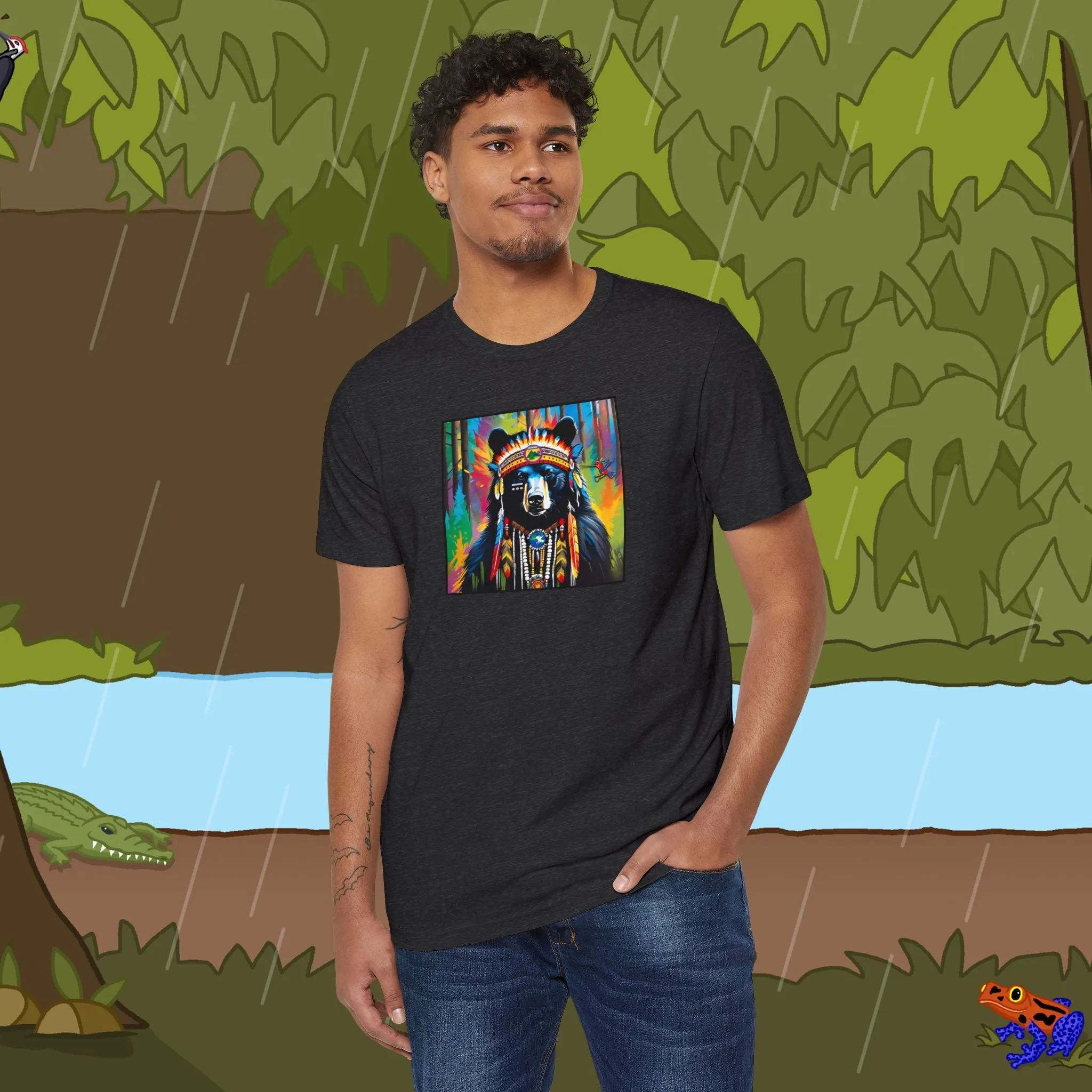 Black Bear Recycled Organic T-Shirt