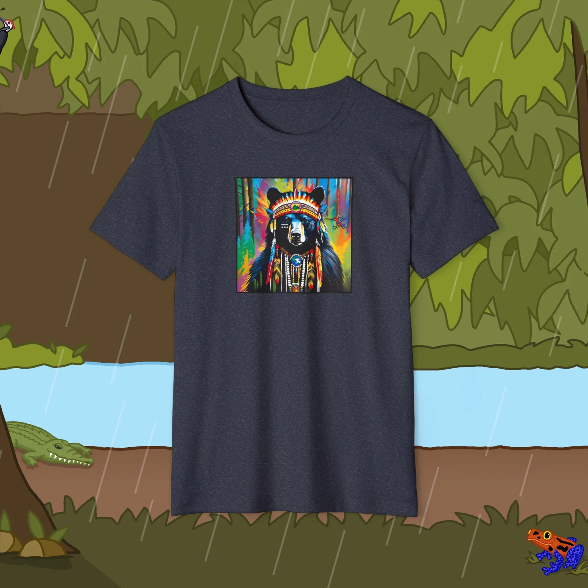 Black Bear Recycled Organic T-Shirt