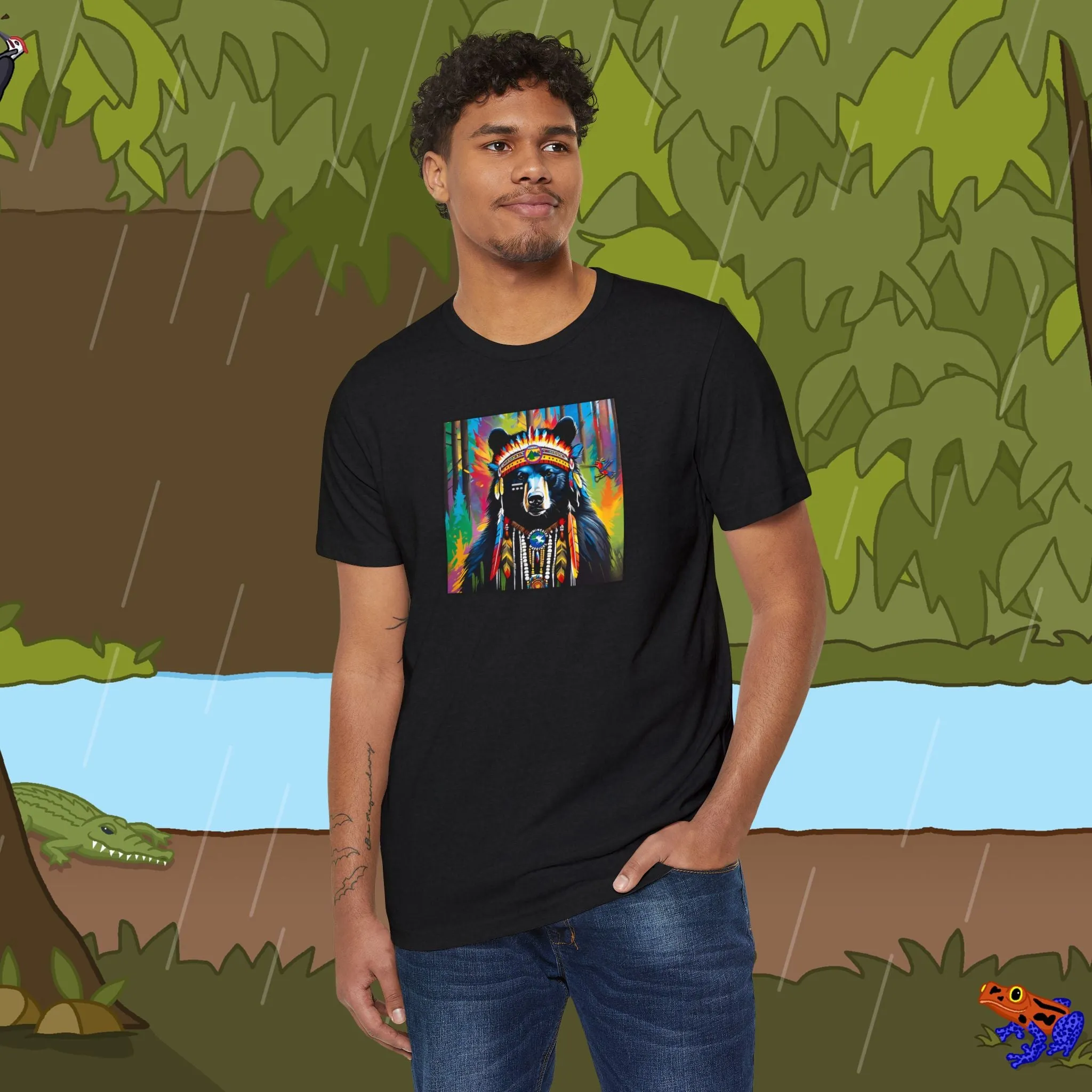 Black Bear Recycled Organic T-Shirt