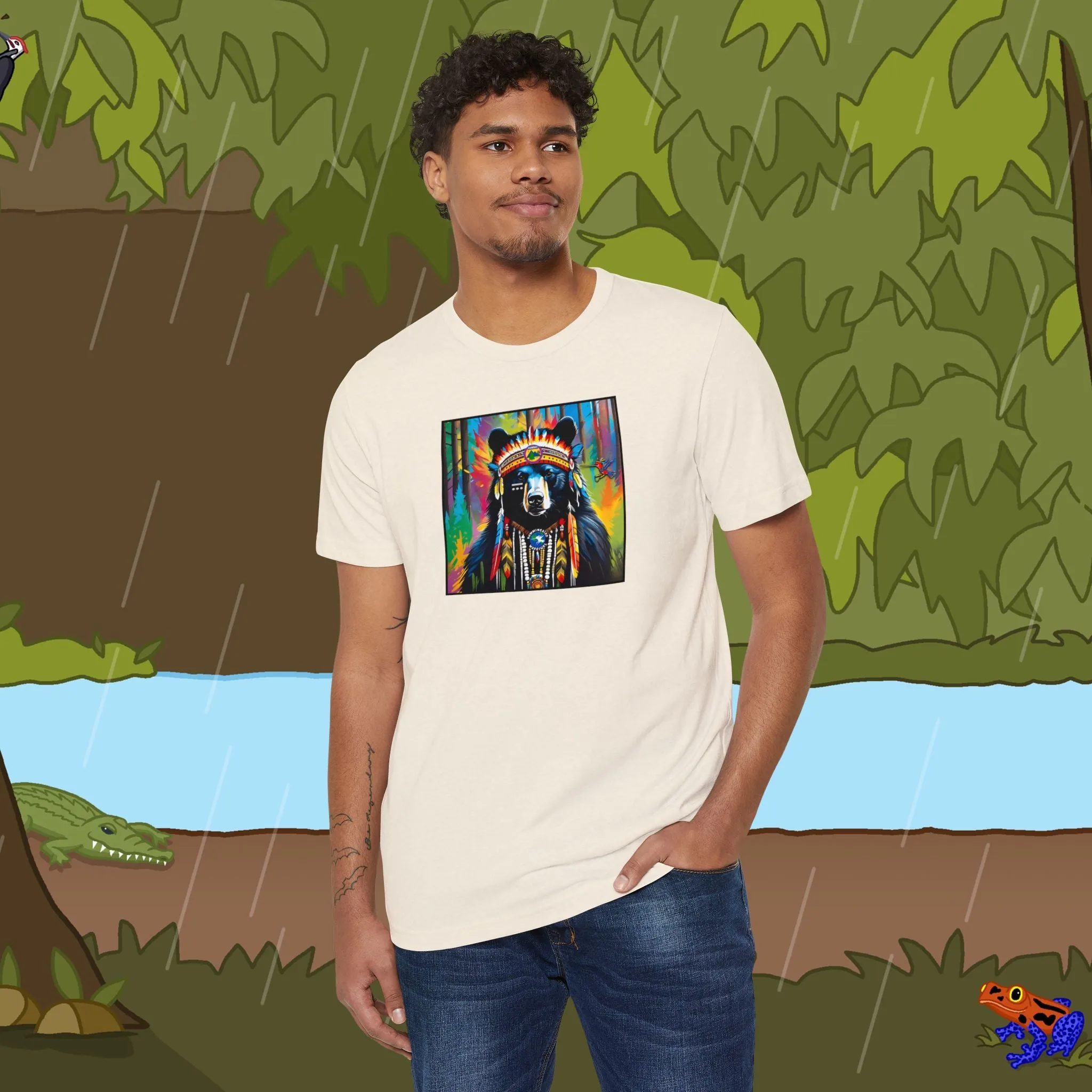 Black Bear Recycled Organic T-Shirt