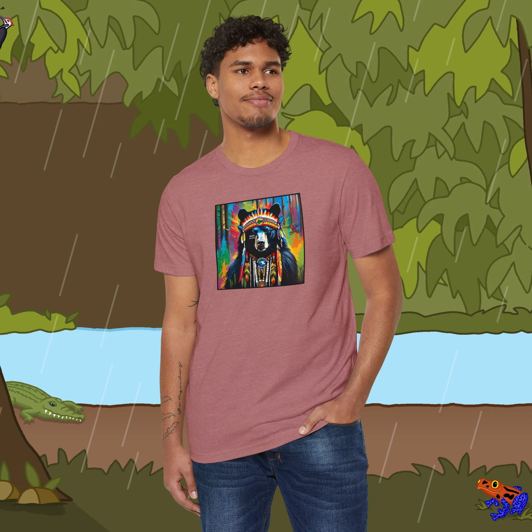 Black Bear Recycled Organic T-Shirt