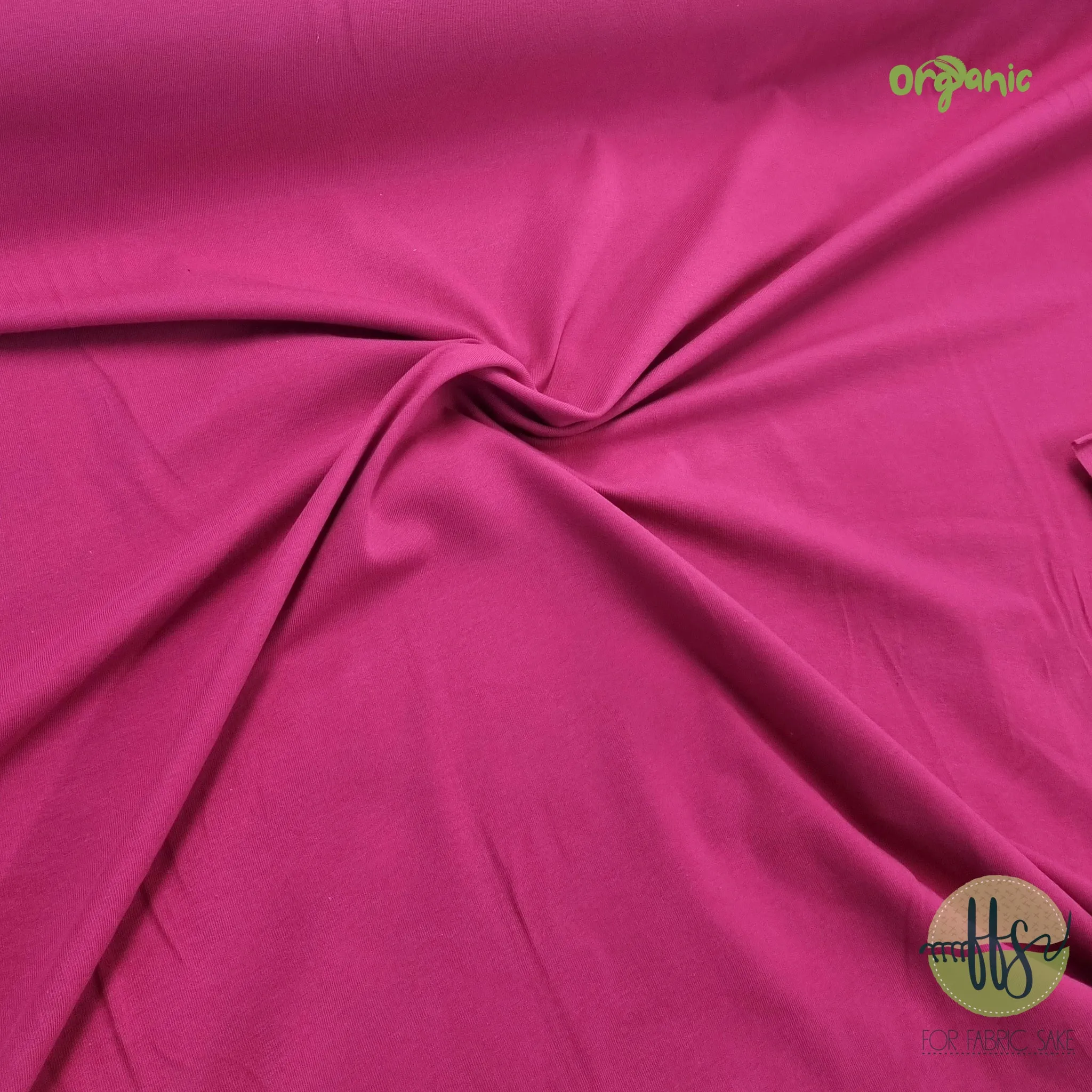 Bright Pink -ORGANIC Cotton Spandex- 200g