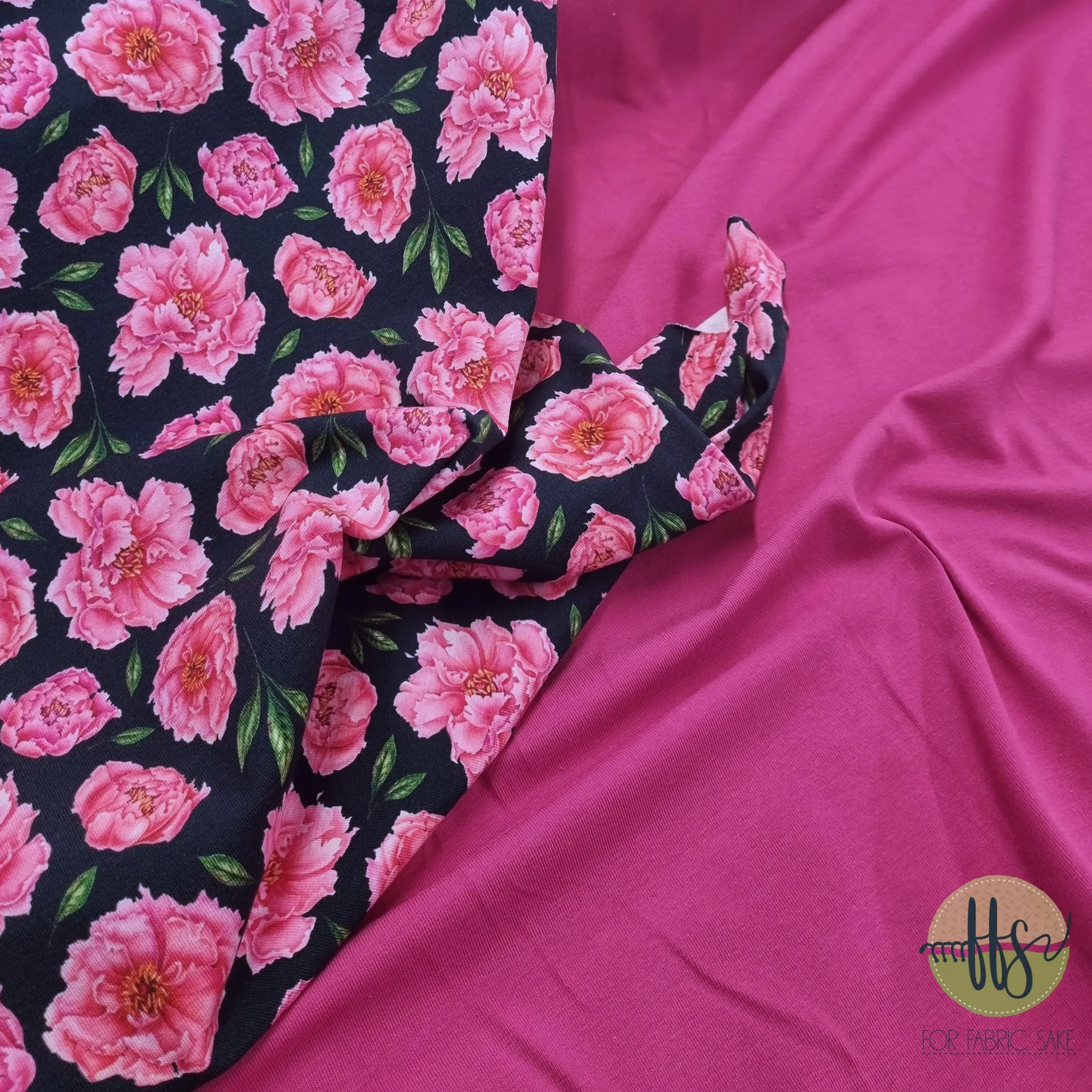 Bright Pink -ORGANIC Cotton Spandex- 200g