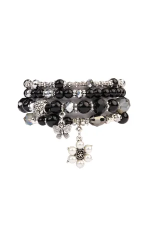 BUTTERFLY PEARL CLASSY STACKABLE BRACELET