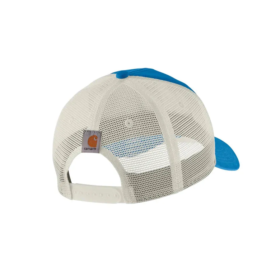 Carhartt Men's Canvas Mesh-Back Fish Graphic Cap