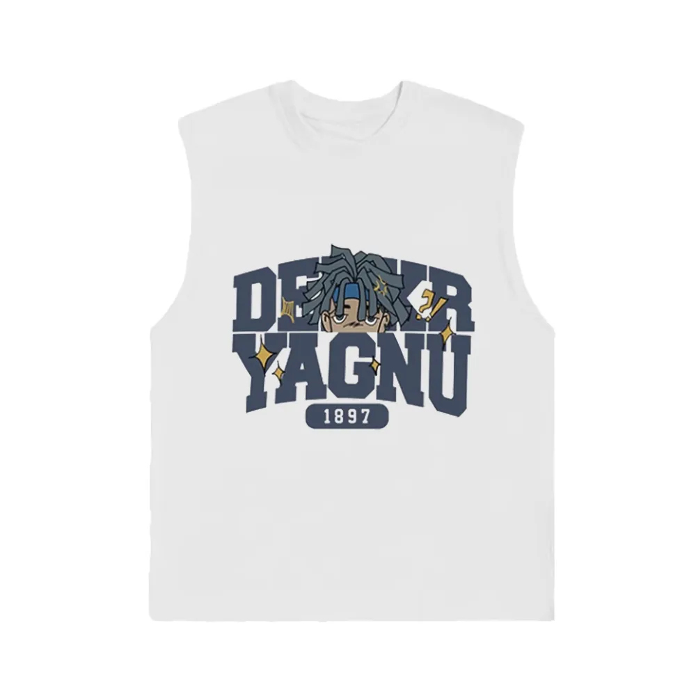 Cartoon Character Letters Vest
