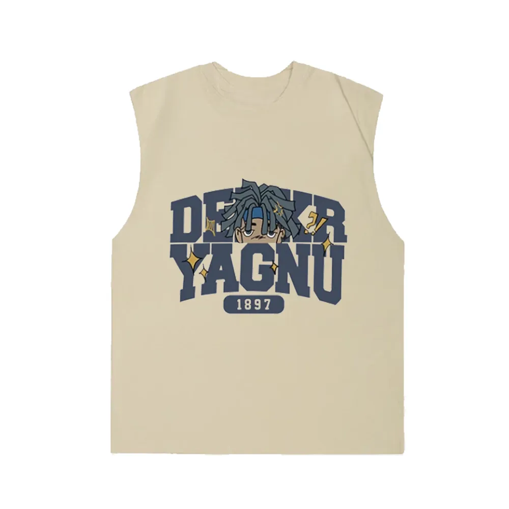 Cartoon Character Letters Vest