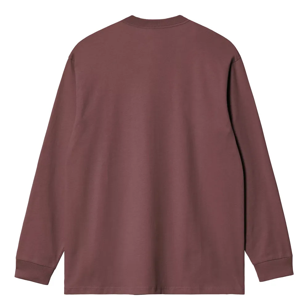 Chase L/S Tee | Dusky Pink