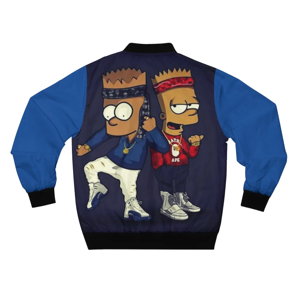 Chill Bart Simpson Bomber Jacket