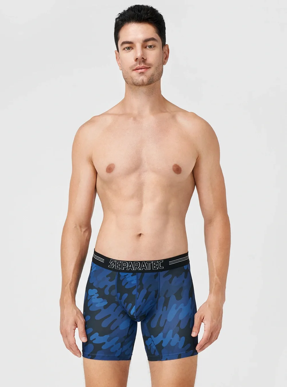 Classic Camo Compression Quick Dry Thick Waistband Boxer Briefs 3 Pack