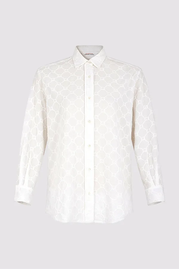 CLYDE MONOGRAM COTTON SHIRT