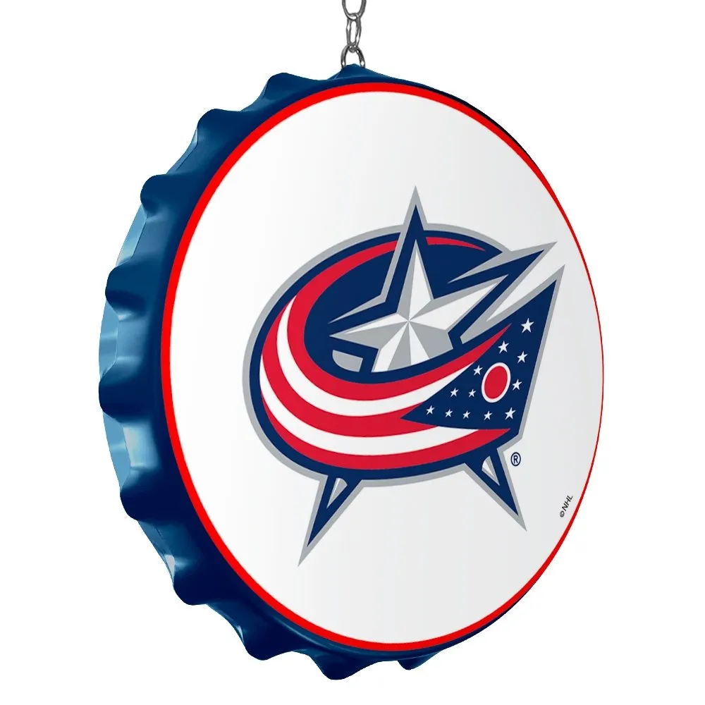 Columbus Blue Jackets: Bottle Cap Dangler