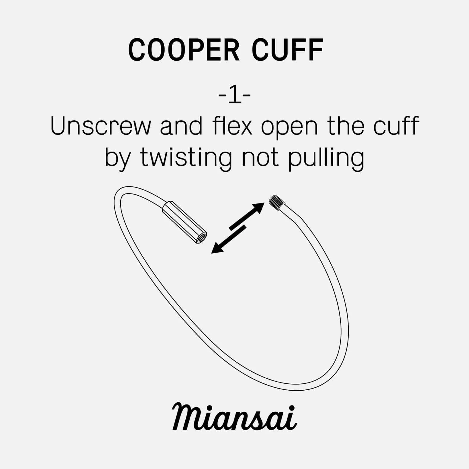Cooper Cuff, Sterling Silver