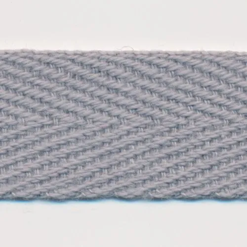 Cotton Herringbone Tape #100 Pale Silver