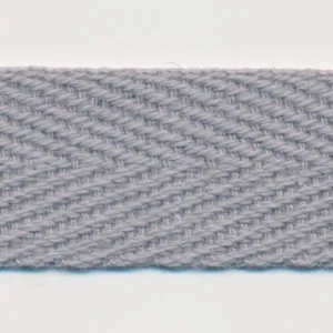 Cotton Herringbone Tape #100 Pale Silver