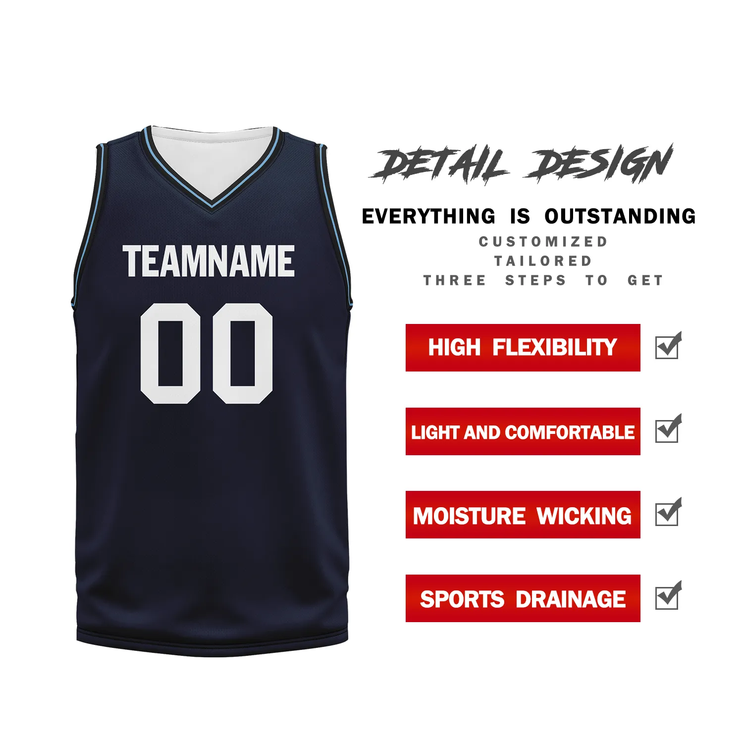 Custom Black Classic Style Sports Uniform Basketball Jersey BBJ01-bd0a70cb