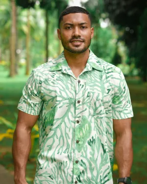 Deep Ocean (Green) - Short Sleeve Shirt