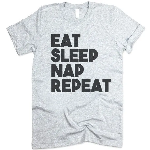 Eat Sleep Nap Repeat T Shirt