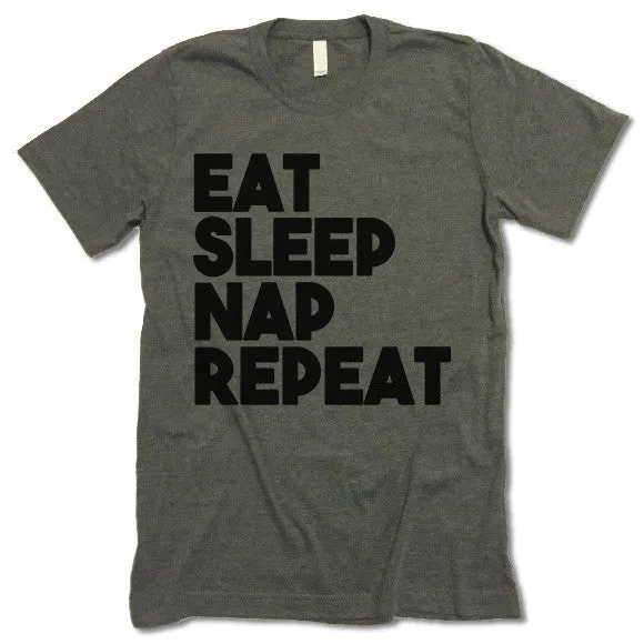 Eat Sleep Nap Repeat T Shirt