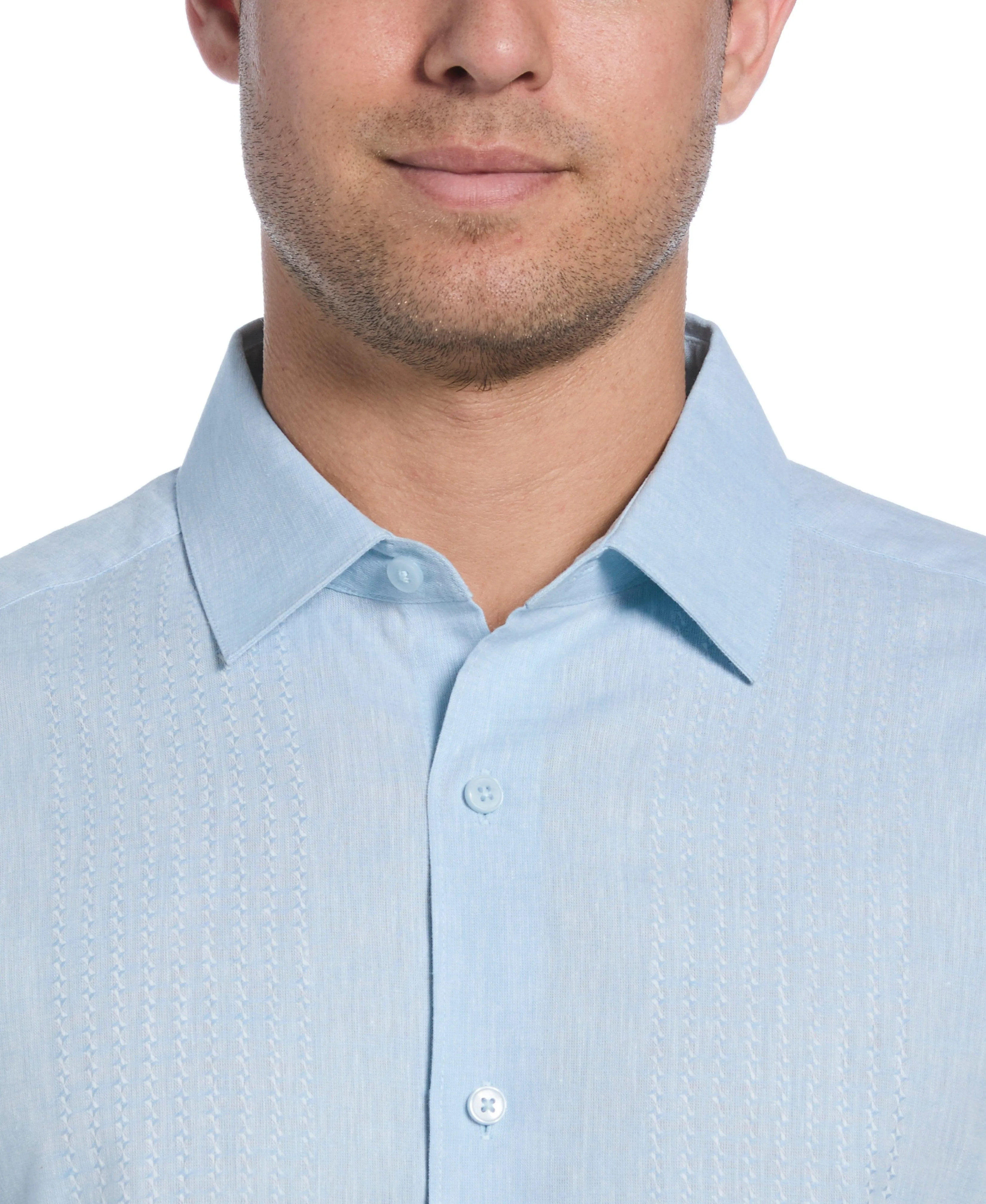 Engineered Dobby Panels Shirt