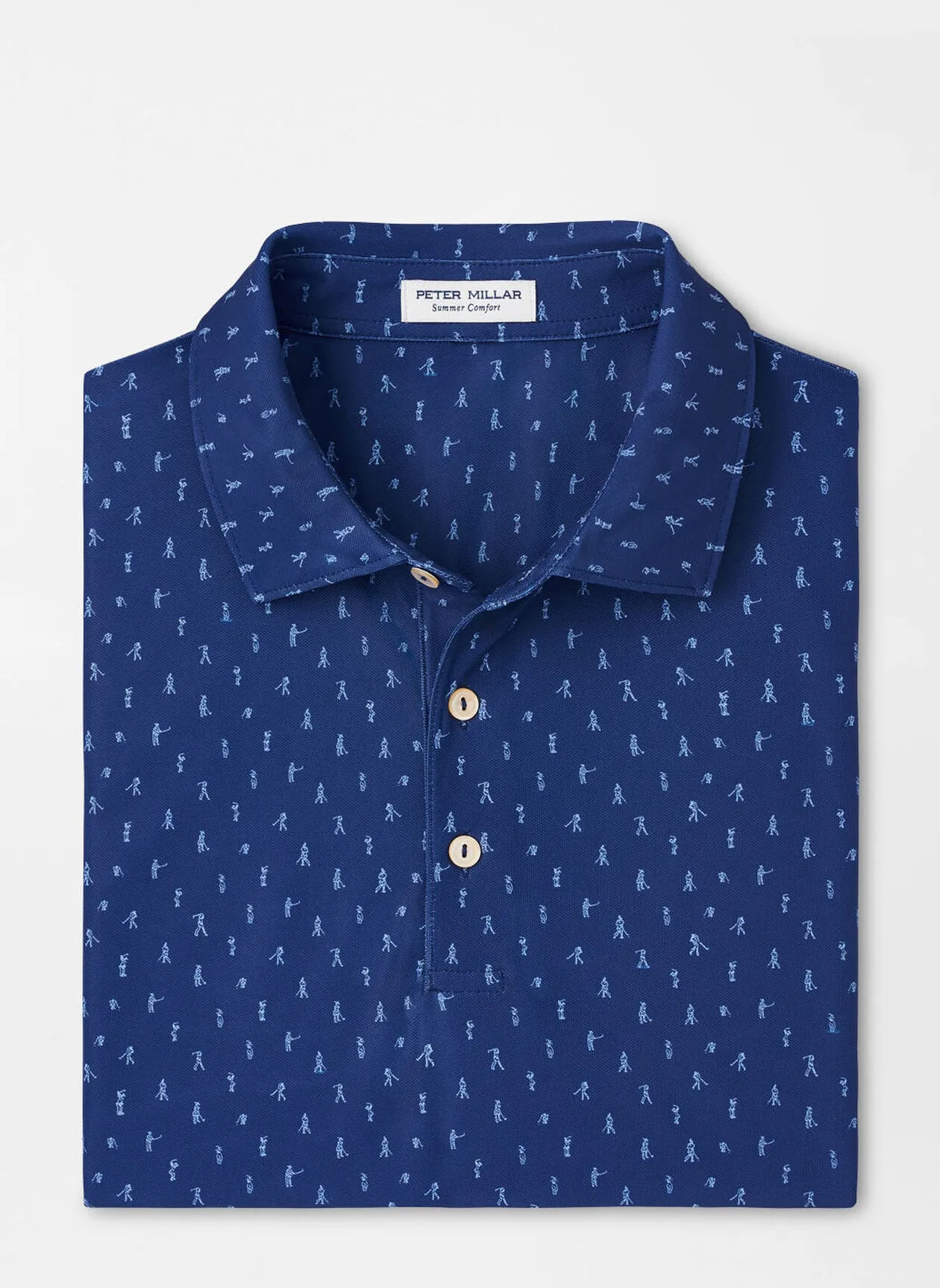 Fairway Par-Tee Performance Mesh Polo (Sport Navy)