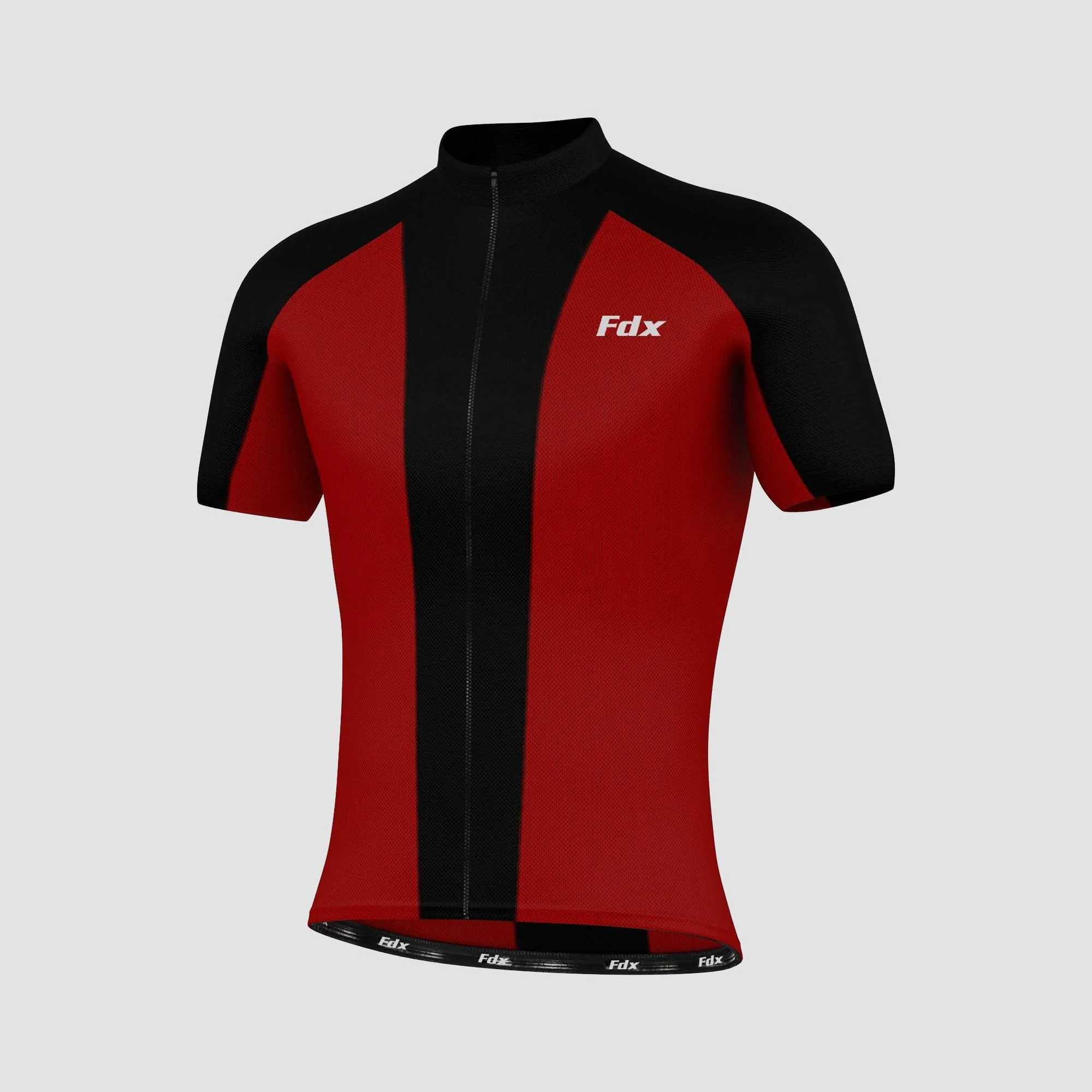 Fdx Brisk Red Men's & Boy's Short Sleeve Summer Cycling Jersey