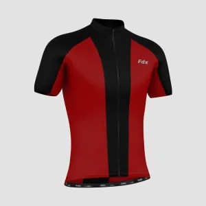 Fdx Brisk Red Men's & Boy's Short Sleeve Summer Cycling Jersey