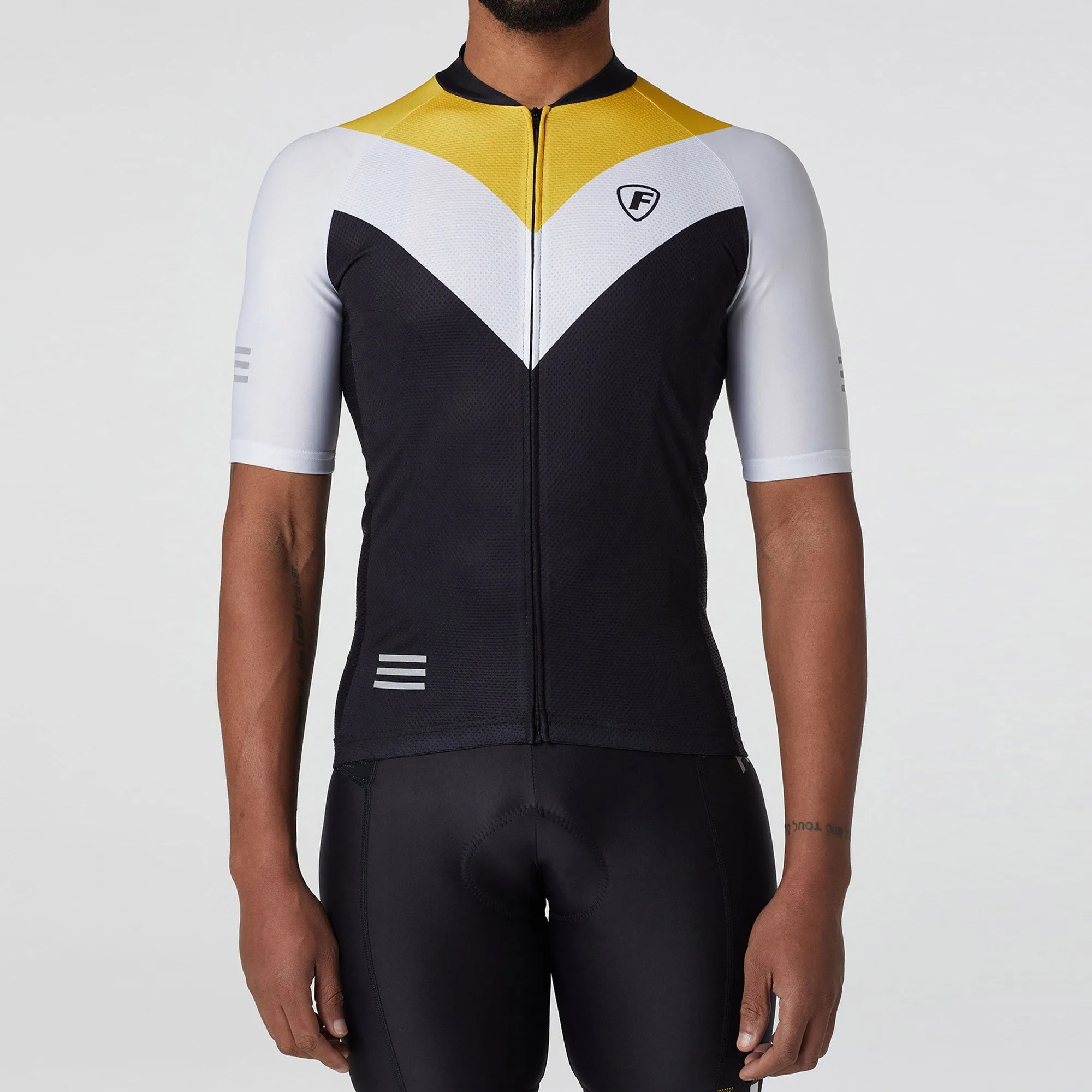 Fdx Velos Yellow Men's & Boy's Short Sleeve Summer Cycling Jersey