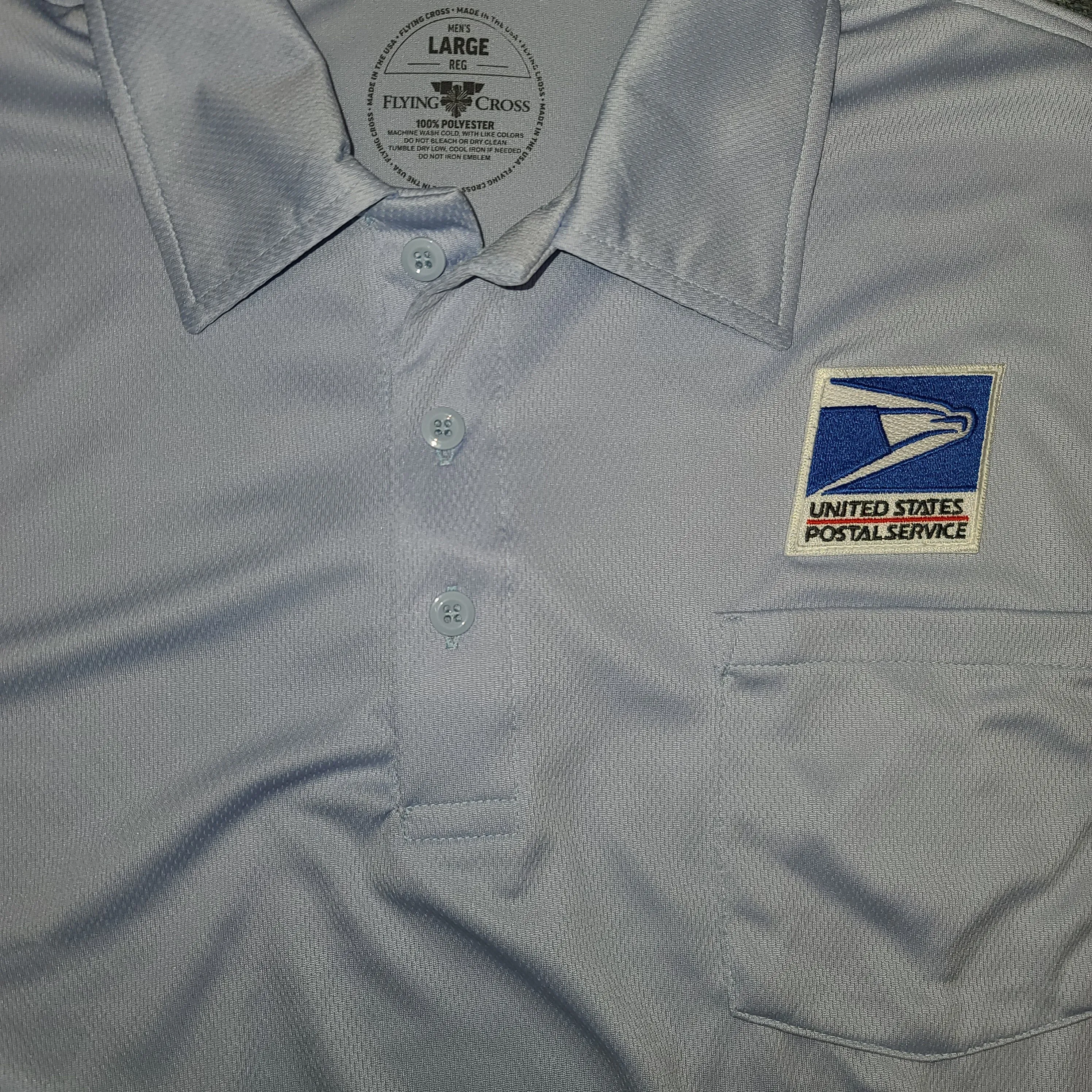 Flying Cross Men's Letter Carrier Short Sleeve Performance Polo Shirt #83T5755 NEW