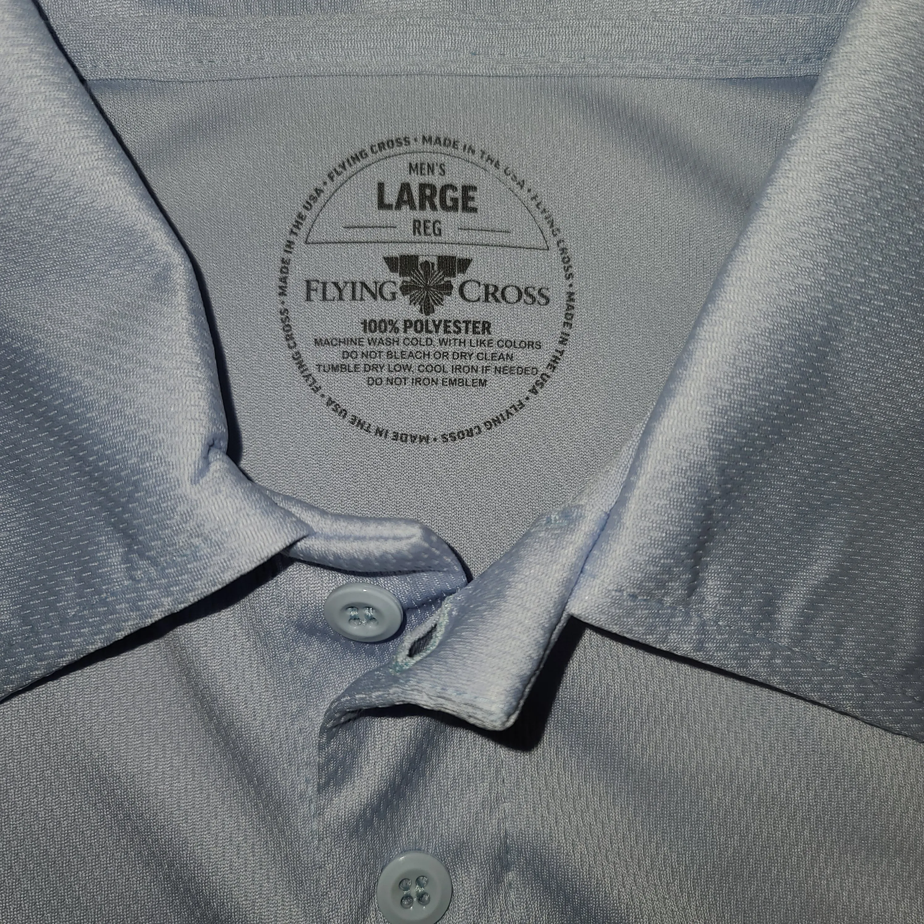 Flying Cross Men's Letter Carrier Short Sleeve Performance Polo Shirt #83T5755 NEW